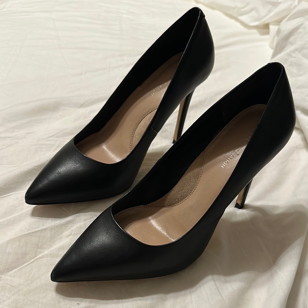 BCBGeneration Skie Black Stiletto Heels Classic Pumps